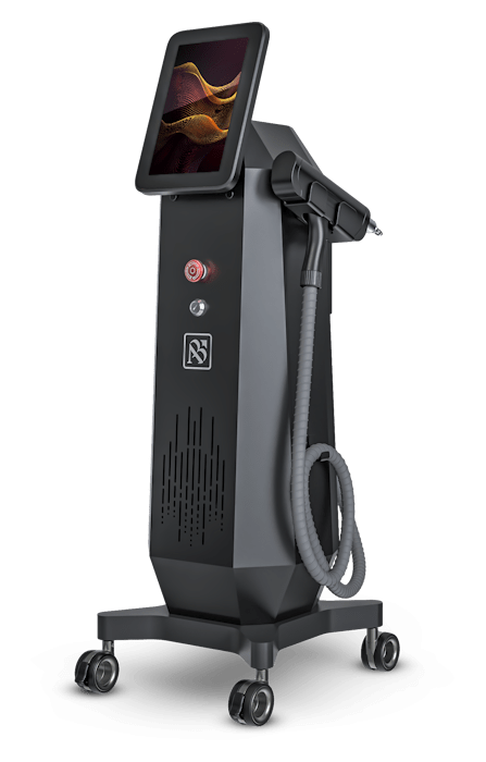 czarny laser Q-Switch Dual wysoki na&nbsp;kółkach