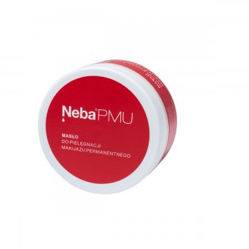 Masło Neba PMU – słoiczek z czerwonym wieczkiem na&nbsp;białym tle