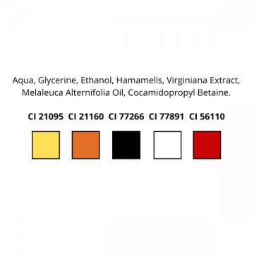 skład pigmentów organic nude set a.sivak