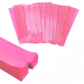 Zestaw różowych folii ochronnych na&nbsp;rączkę 5x16 cm – widok wielu osłonek.